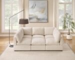 Modular Sectional Sofa, Convertible Sleeper Sofa Modular Sectional Sofa Bed with Ottoman