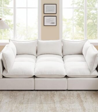 Modular Sectional Sofa, 6 Seater Sleeper Sectional Sofa Modular Sectional Couch for Living Room