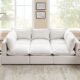 Modular Sectional Sofa, 6 Seater Sleeper Sectional Sofa Modular Sectional Couch for Living Room